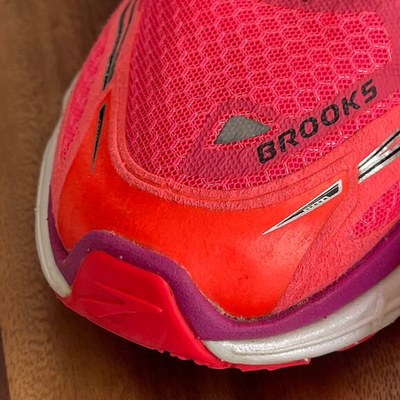 Brooks Womens 11 Transcend Ultimate Ride 1201501B878 Pink Running Shoes Sneakers - Picture 11 of 16